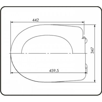 Сиденье для унитаза Уклад СУ 74.05.00 Белое