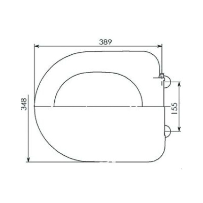 Сиденье для унитаза Уклад СУ 82.07.80 Белое