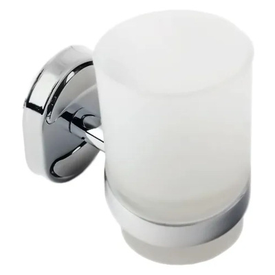 Стакан для ванной Potato P2906 стекляный настенный