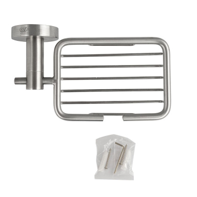 Мыльница для ванной GFmark 80007 настенная из нержавеющей стали