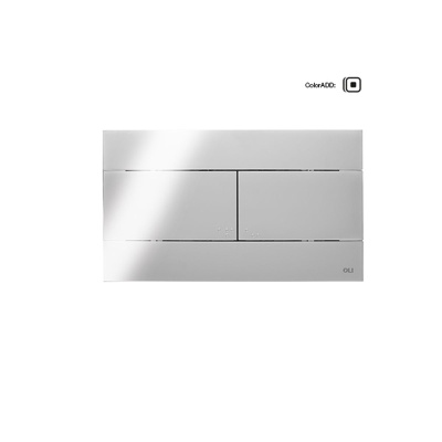 Панель смыва для инсталляции OLI SLIM Oliveira 659044 хром глянцевый