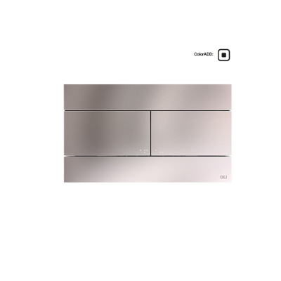 Панель смыва для инсталляции OLI SLIM Oliveira 659046 хром матовый