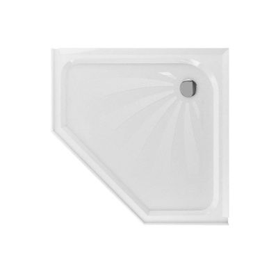 Поддон Alex Baitler пятиугольный 90х90х17  в сборе  AB9017V-1