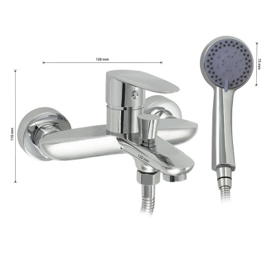 Смеситель для ванны Magnus 8620