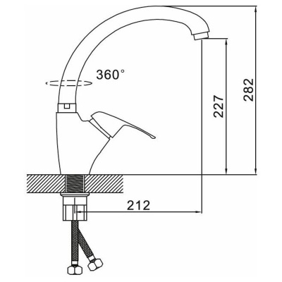 Смеситель для кухни Эверест B51-021