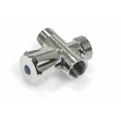 Вентиль трехпроходной для бытовой техники 1/2