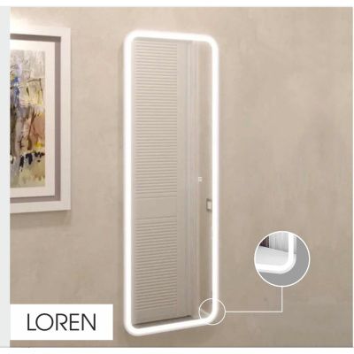 Зеркало Loren ЗЛП430 455х1350 LED подсветка сенсорный выключатель
