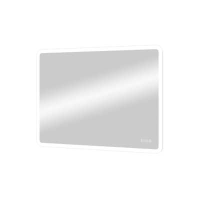 Зеркало для ванной Demure ЗЛП567 800x600 LED подсветка сенсорный выключатель и часами