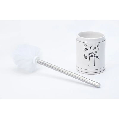 Ёрш для унитаза FORA Happy Cats FOR-HC020 напольный