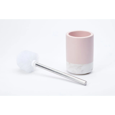 Ёрш для унитаза FORA TRENDY FOR-TR020 Розовый напольный