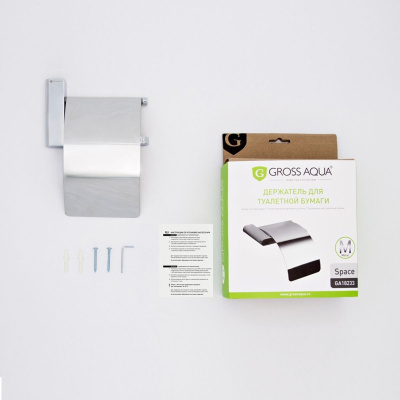 Держатель туалетной бумаги GROSS AQUA Space GA18233    с крышкой