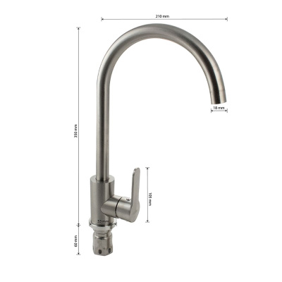 Смеситель для кухни Magnus 9101