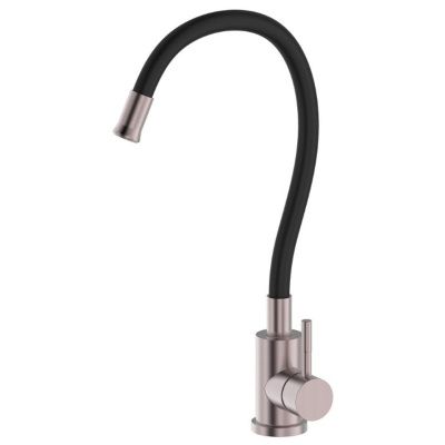 Смеситель для кухни Olive's Balear 13435-3BL с гибким изливом черный