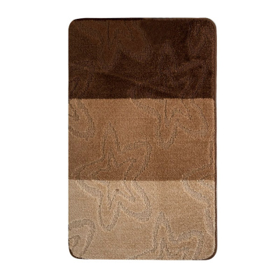 Коврик для ванной Санакс 00214 SILVER одинарный Коричневый 60х100 см