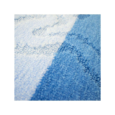 Коврик для ванной Санакс 00205 SILVER двойной Голубой 60х100 + 50х60 см