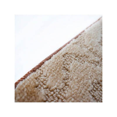 Коврик для ванной Санакс 00207 SILVER двойной Коричневый 60х100 + 50х60 см