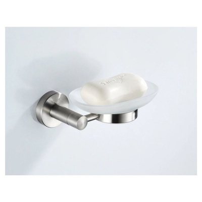 Мыльница для ванной LEDEME L71702 из нержавеющей стали настенная стекло