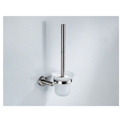 Ёрш для унитаза LEDEME L71710 из нержавеющей стали настенный стекло