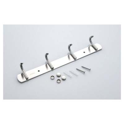 Планка для ванной LEDEME L70201-4 из нержавеющей стали с 4-мя крючками