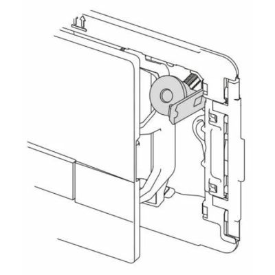 Панель смыва для инсталляции OLI Glam 139185 хром глянцевый