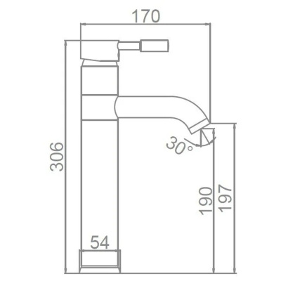Смеситель для умывальника Ledeme H52 L1052-2
