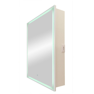 Зеркало-шкаф Allure МВК003 550х800 LED подсветка сенсорный выключатель