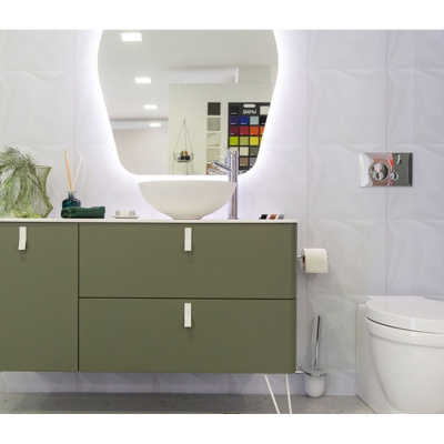 Панель смыва для инсталляции OLI Globe 152950 хром глянцевый