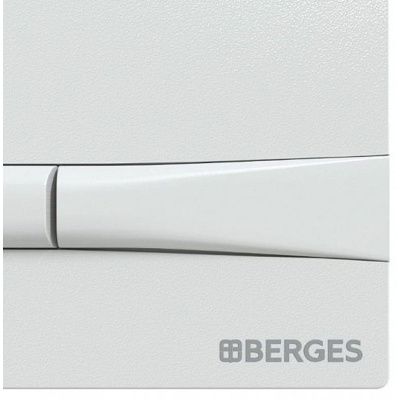 Кнопка для инсталляции BERGES NOVUM F1 040051 белая