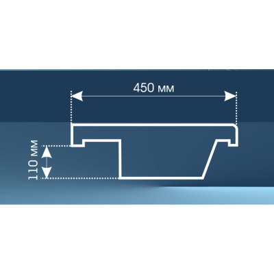 Раковина для ванной MARKO Слим 60 5018600