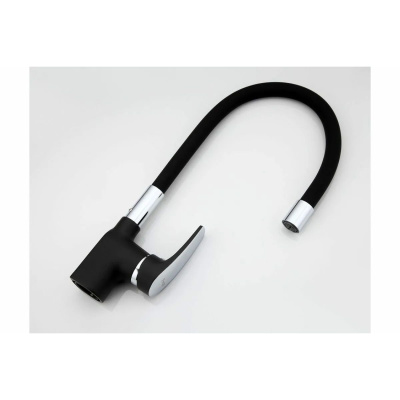 Смеситель для кухни Fashun A4082-7 с гибким изливом черный