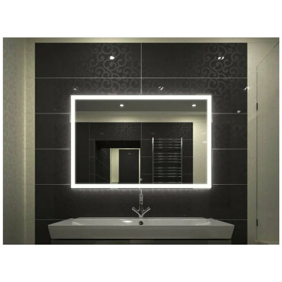 Зеркало Mercury LED 800х600 с сенсором и подогревом ЗЛП781