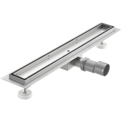 Желоб TIM гориз.выпуск с решеткой под кладку плитки защита от запаха:(сухой +гидрозатвор) 70*500мм BAD455002