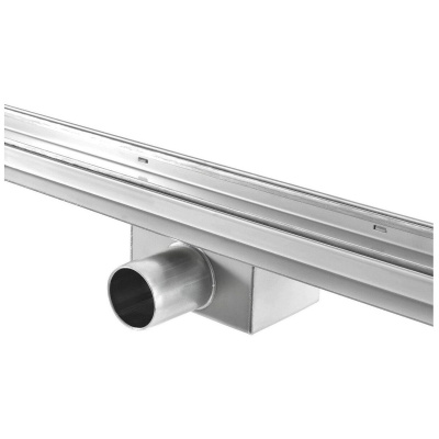 Желоб TIM гориз.выпуск с решеткой под кладку плитки защита от запаха:(сухой +гидрозатвор) 70*600мм BAD456002