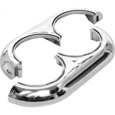 Рамка двойной розетки ф20 мм MCH Chudej KCH2000 хром