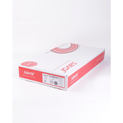 Смеситель для кухни Savol S-L1806H-04 с подключением к фильтру воды с гибким изливом серый