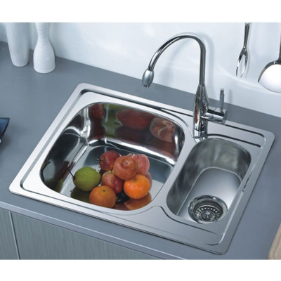 Мойка для кухни врезная LEDEME L96350B из нержавеющей стали, 63*50 см с сифоном