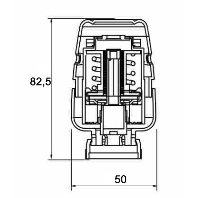 Головка термостатическая TIM TH-K-0402 жидкостная с погруным датчиком