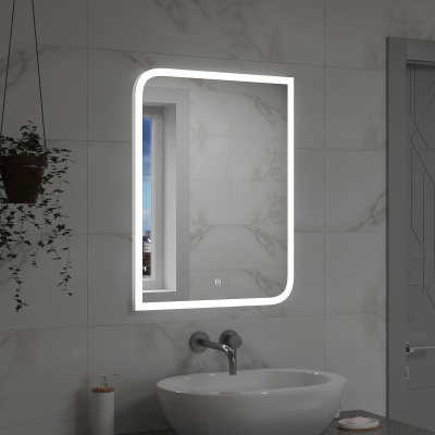Зеркало Fantasy LED 600x800 с сенсором и подогревом ЗЛП233
