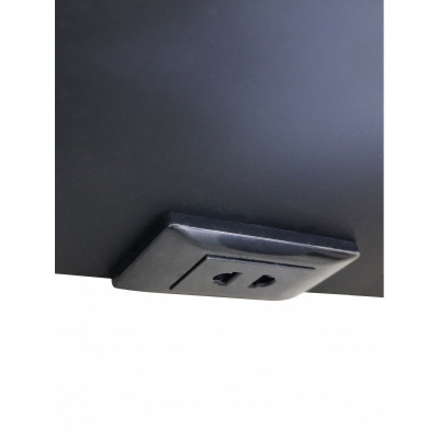 Зеркало-шкаф Eltoro Black 760х850 LED подсветкой МВК114