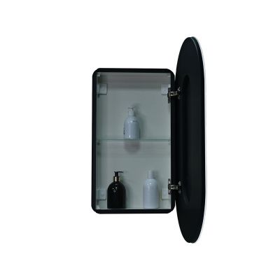 Зеркало-шкаф Elmage Black 450х800 LED подсветкой и датчиком движения МВК049