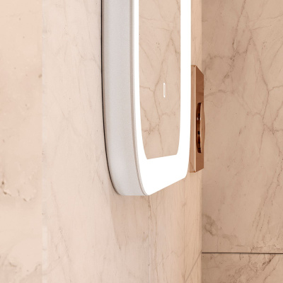 Зеркало Glamour Led 700х900 ЗЛП99/10 с сенсором и часами