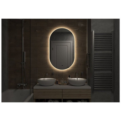 Зеркало Fleur LED 650х1100 ЗЛП1588 с бесконтактным сенсором, нейтральная подсветка