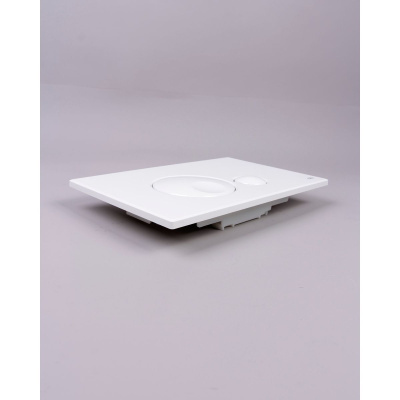 Панель механическая двойная Oli Globe 152949 белый пластик