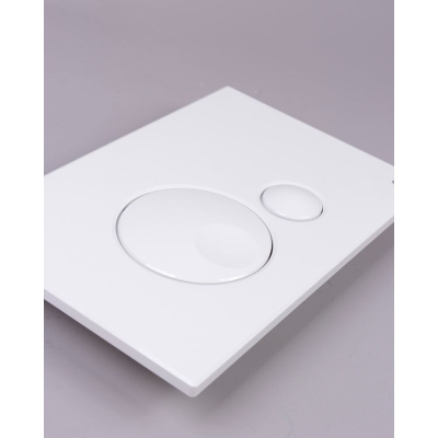 Панель механическая двойная Oli Globe 152949 белый пластик