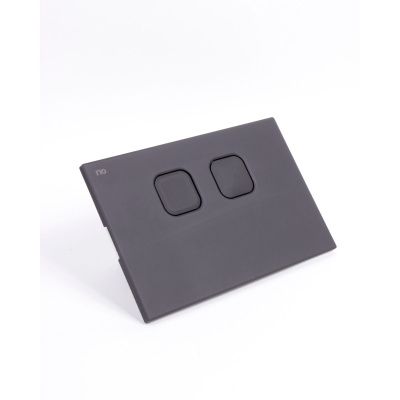 Панель механическая двойная Oli Plain Oliveira 070829 черная soft touch