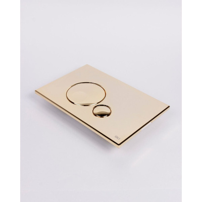 Панель механическая двойная OLI Globe 152954 золото