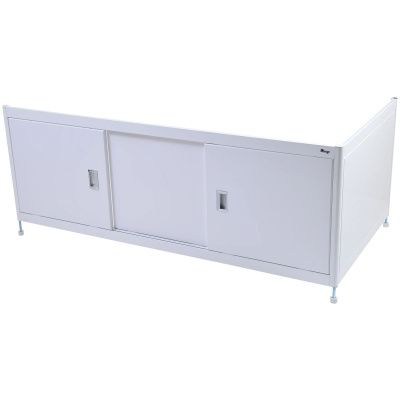 Торцевая сторона под экраны 110096 Малибу и Монро 800 мм правый белый