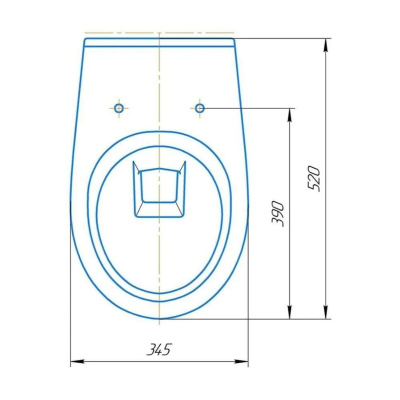 Унитаз подвесной РИО Люкс (с микролифтом) ROSA 30745
