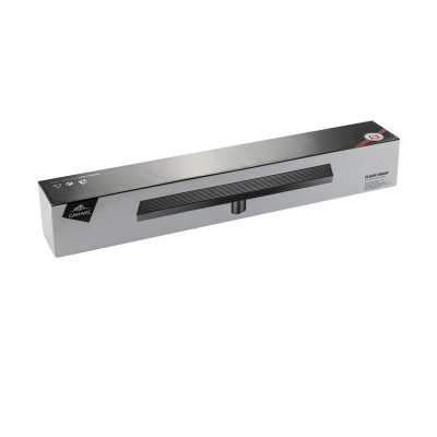 Желоб Санакс 500х68 мм 40048 из нержавеющей стали вертикальный, крышка решетка, с сухим затвором