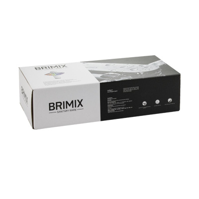 Кран на одну воду BRIMIX 0755 шаровый хром из АБС пластика (2 шт. в коробке)